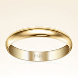 Klasik İnce Bombeli 3 mm Kadın Alyans