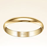 Klasik İnce Bombeli 3 mm Erkek Alyans