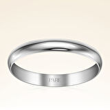 Klasik İnce Bombeli 3 mm Erkek Alyans