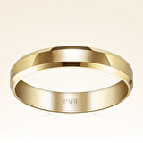 Klasik Kalın Kare 4 mm Erkek Alyans