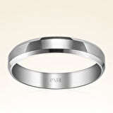 Klasik Kalın Kare 4 mm Erkek Alyans