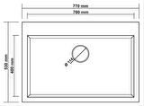 GRANİT EVİYE K003 DIDYMA 77 ANTRASİT (77 X 53)