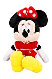 Unutulmaz Bir Hediye - Lisanslı 25 cm Minnie Kırmızı Elbiseli Peluş