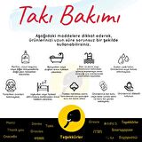 Mofit Şekilli Kadın Halhal Gümüş Kaplama Ayarlanabilir El Yapımı Halhal