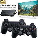 HD HDMI ATARİ 2.4G  Kablosuz Çift Kollu Gamepad Oyun Konsolu Retro Atari Gaming Oyun Konsolu ,