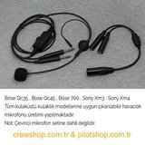RAAR MS-01 ONLY MICROPHONE FOR AVIATION HEADSET ( BOEING )