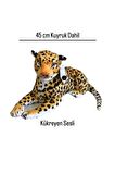 Kükreyen Sesli Peluş Kaplan Peluş Leopar