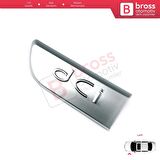 Renault Megane MK2 Scenic MK2 için Sol Krom DCI Monogram Amblemi Yazısı 8200717150