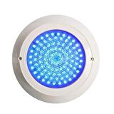 Sıva Üstü Slim Flat Midi Havuz Lambası Mavi 12W/12V (16Cm Çap 20Cm Yükseklik)