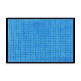 Turkuaz Benekli Toz Kontrollü PVC Tabanlı Nem Alıcı Kapı Önü Paspası