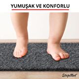 Stepmat Kaymaz Tabanlı ve Yıkanabilir Merdiven Basamak Halısı