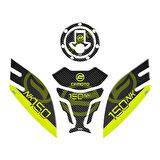 CF MOTO 150NK 2016-2023 Uyumlu Tank Pad Sarı