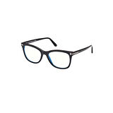 Tom Ford Tf 5986B 001 52 Kadın Kare Siyah Kemik Mavi Işık Korumalı Gözlük