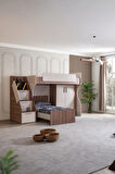 Ranza, Milano Çift Kişilik Dolaplı Modern Ranza + 2 Adet Comfort Yatak