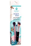 Aqua Way 3'lü Makyaj Fırça Seti