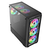 Xaser Delux X73 Ryzen 5 7600 32GB DDR5 Ram 512GB M.2 NVMe SSD 8GB RTX4060 Ti Masaüstü Oyuncu Bilgisayarı