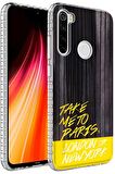 Xiaomi Redmi Note 8 Kılıf Airbag Kenarlı Renkli Desenli Elegans Silikon
