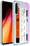Xiaomi Redmi Note 8 Kılıf Airbag Kenarlı Renkli Desenli Elegans Silikon