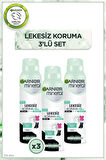 Garnier Mineral Lekesiz Koruma Ferah Koku Sprey Bayan 150 ml x 3 Adet