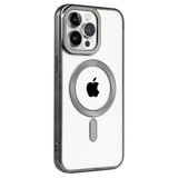 Apple İphone 15 Pro Max Kılıf Kronos Magsafe Kapak - Siyah
