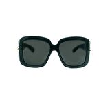 Gucci GG 1402S 001 55 Kadın Kare Siyah Kemik Güneş Gözlüğü