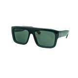 Gucci GG 1461S 001 55 Unisex Dikdörtgen Siyah Kemik Güneş Gözlüğü