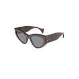 Gucci GG 1704S 004 54 Kadın Cat Eye Gri Kemik Güneş Gözlüğü