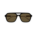 Gucci GG 1823SA 003 57 Erkek Pilot Siyah Kemik Güneş Gözlüğü