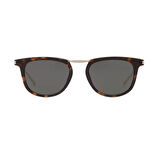 Saint Laurent SL 753 002 50 Unisex Yuvarlak Kırçıllı Kahverengi Kombine Kemik Güneş Gözlüğü
