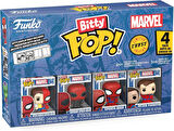 Bitty Pop 4-Pack Spider-Man - Peter Parker - Spider-Man, Superior Spider-Man,