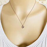 Kalbin İçindeki Yüzük Minimal Kolye
