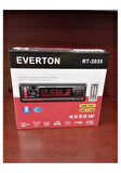 Everton Rt-2035 Çift Usb'li Usb-sd-fm-aux-bluetooth Oto Teyp 4x55