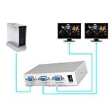 Vga Splitter Switch 2 Port Çoklu Ekran Çoklayıcı