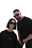 Taşlı Oversize Unisex T-Shirt