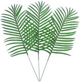 Yapay Çiçek Areka Yaprağı 3 ADET Yapay Yaprak Plastik Palmiye Yaprağı 