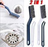 Köşe Temizleme Fırçası  Pencere Boşuk Kazıma Fırçası Cımbızlı Banyo Temizlik Fırçası  Sökme Aparatlı Bulaşık Fırçası