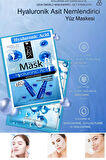 5 Adet Hyaluronic Acid Kağıt Yüz Maskesi Yeni Zengin Formüllü