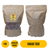 Kakao 1 Kg - Kakao Tozu - %10-12 Yağ - (ÖĞÜTÜLMÜŞ) - (ALKALİZE)