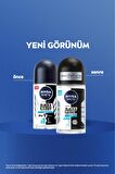 Nivea MEN Erkek Roll-on Deodorant Black&White Invisible Fresh 50ml, 72 Saat Anti-perspirant Koruma
