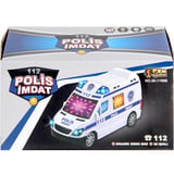 112 Polis İmdat 3D Işıklı Sesli Polis Aracı