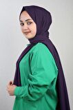  Qum İpek Düz Renk Krep Vual Şal - Desen-01 - Renk-20 -98