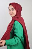  Qum İpek Düz Renk Krep Vual Şal - Desen-01 - Renk-23 -98
