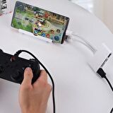 Daytona NK1032 Pro Type-C Lightning Usb-A To 2x Usb3.0 Sd Tf Pd Kart Okuyucu Çevirici Hub Adaptör