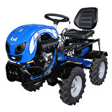 Bartech 4X4 Dizel Marşlı Mini Traktör Çapa Makinesi 10 Hp