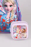 DEKOMUS LİSANSLI ELSA FROZEN SALTO ICE MAGIC  "OKUL ÇANTASI,BESLENME KABI VE 500 ML TRITAN MATARA OKUL SETİ 