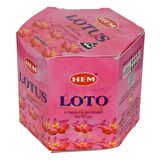 Hem Lotus Nilüfer Kokulu 40 Konik Tütsü Backflow Incense Cones