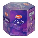 Hem Opium Afyon Haşhaş Kokulu 40 Konik Tütsü Backflow Incense