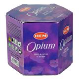 Hem Opium Afyon Haşhaş Kokulu 40 Konik Tütsü Backflow Incense