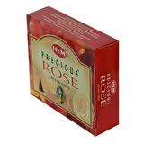 Gül Kokulu 10 Konik Tütsü - Rose