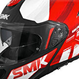SMK GULLWING TOURLEADER KIRMIZI BEYAZ ÇENE AÇILIR KASK